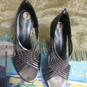 Women's Franco Sarto Metallic Heels